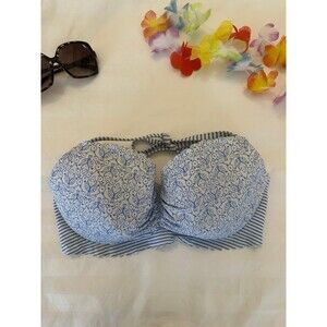 Victoria’s Secret molded cup neck tie, 34DD bikini top